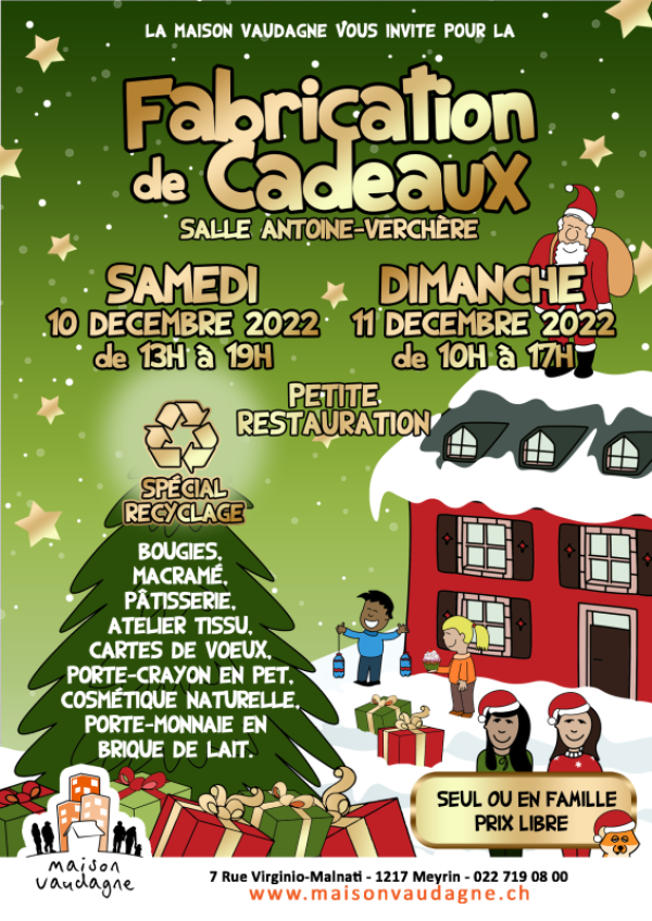 Week-End Cadeaux - Samedi 10 et Dimanche 11 décembre 2022