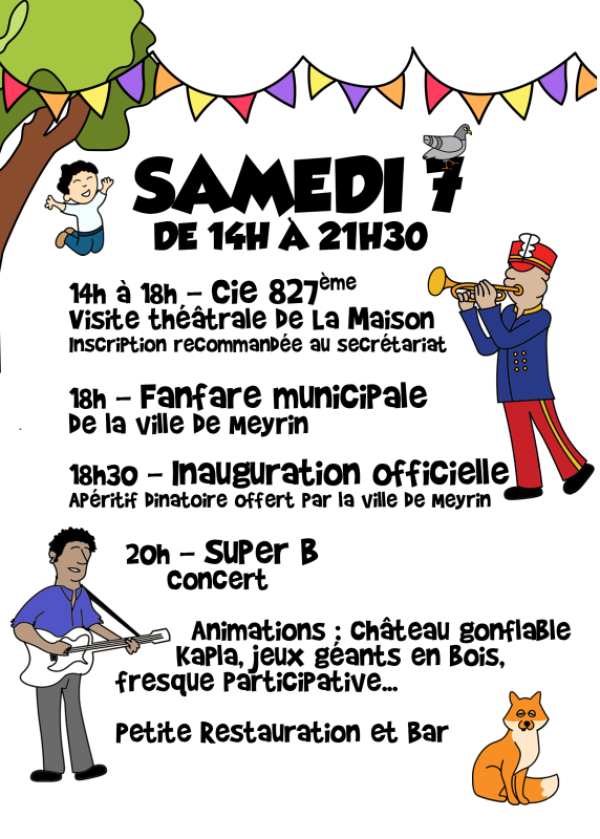 Samedi et Dimanche 7-8 octobre 2023 - Inauguration Maison Vaudagne